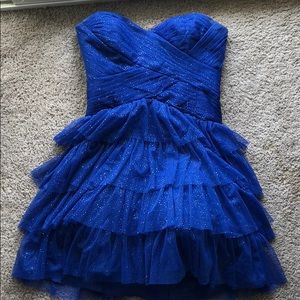 Blue sparkly dress